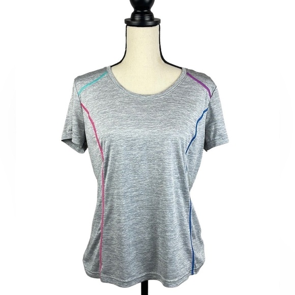 Fila Tops - FILA Sport Shirt SZ L Short Sleeve Stretchy Comfortable Active Wear Colorful